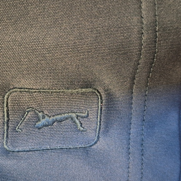 Perry Ellis Men's Blue Gradient Polo Shirt - Picture 5 of 8